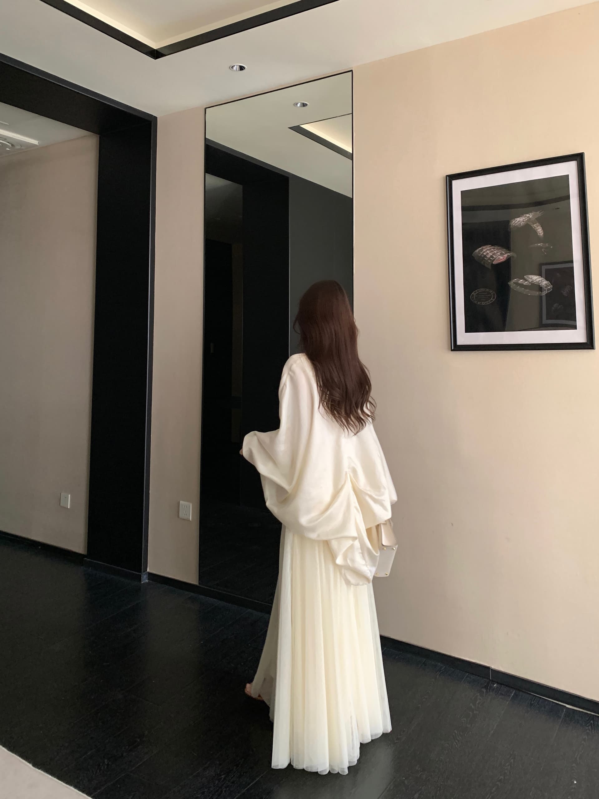 한 부서 아름다운 여성 드레스 2026 새로운 민소매 패치워크 치마 화이트 조끼 스커트 여름 상세 이미지 16