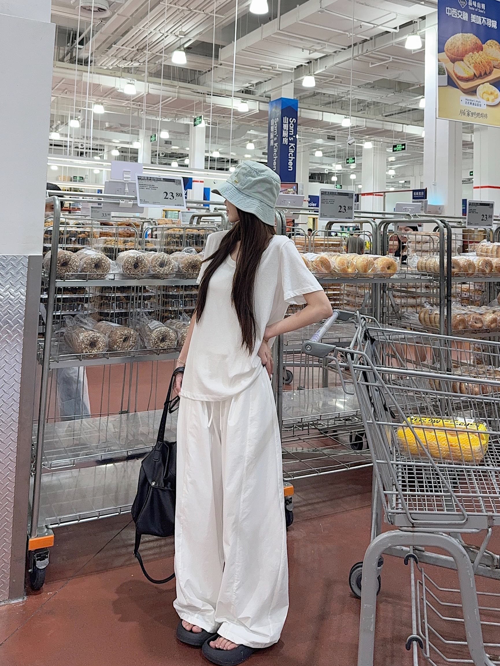 실사 정가 도파민 여름 독점적 인 대 라운드 넥 마 센스 눈꽃 질감 루즈핏 반팔 티셔츠 맨위 상세 이미지 18