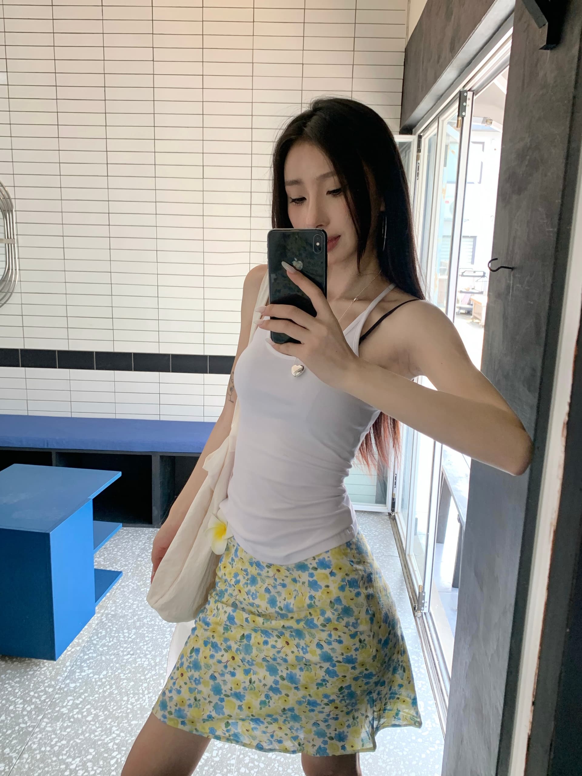 실사 정가 한 마디 반신 스커트 여름 타이트 스커트 치마 한 부서 로우 웨이스트 인어 꼬리 스커트 꽃무늬 미니 스커트 상세 이미지 2