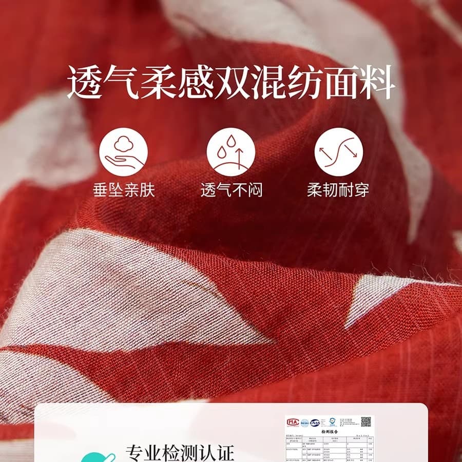 꽃 치마 해변가 휴가 바람 프린트 슬립 드레스 여성 2026 년 봄 새로운 민소매 빨간색 드레스 이미지 5