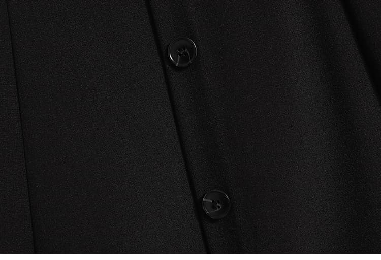 하이웨이스트 반신 스커트 여성 2026 봄 여름 새로운 패션 다용도 중간 길이 품격 싱글 줄 버튼 프랑스식 A라인 스커트 상세 이미지 25