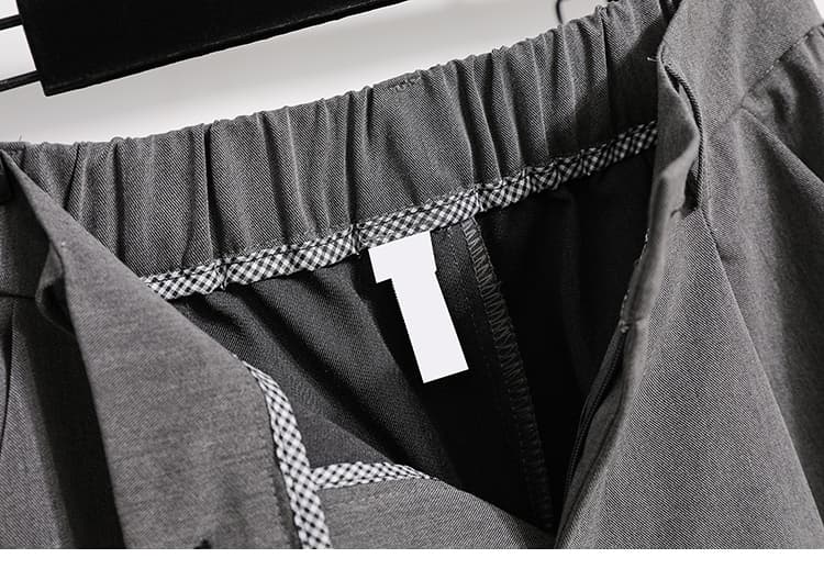 정장 와이드 레깅스 바지 2026 가을 새로운 미니멀리즘 루즈핏 슬림해 보이는 캐주얼 바지 도루 센스 하이웨이스트 스트레이트 팬츠 긴 바지 상세 이미지 18