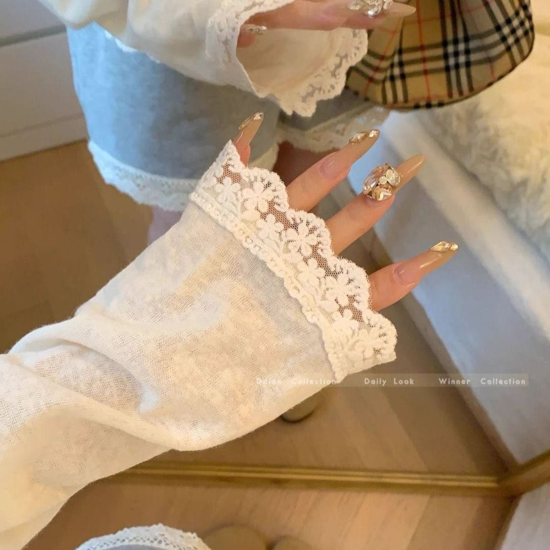 한 부서 나비 매듭 둘 착용 수 있습니다. 비스듬한 어깨 자외선 차단 블라우스 2025 새로운 루즈핏 슬림해 보이는 다용도 얇은 스타일 맨위 ins 상세 이미지 11