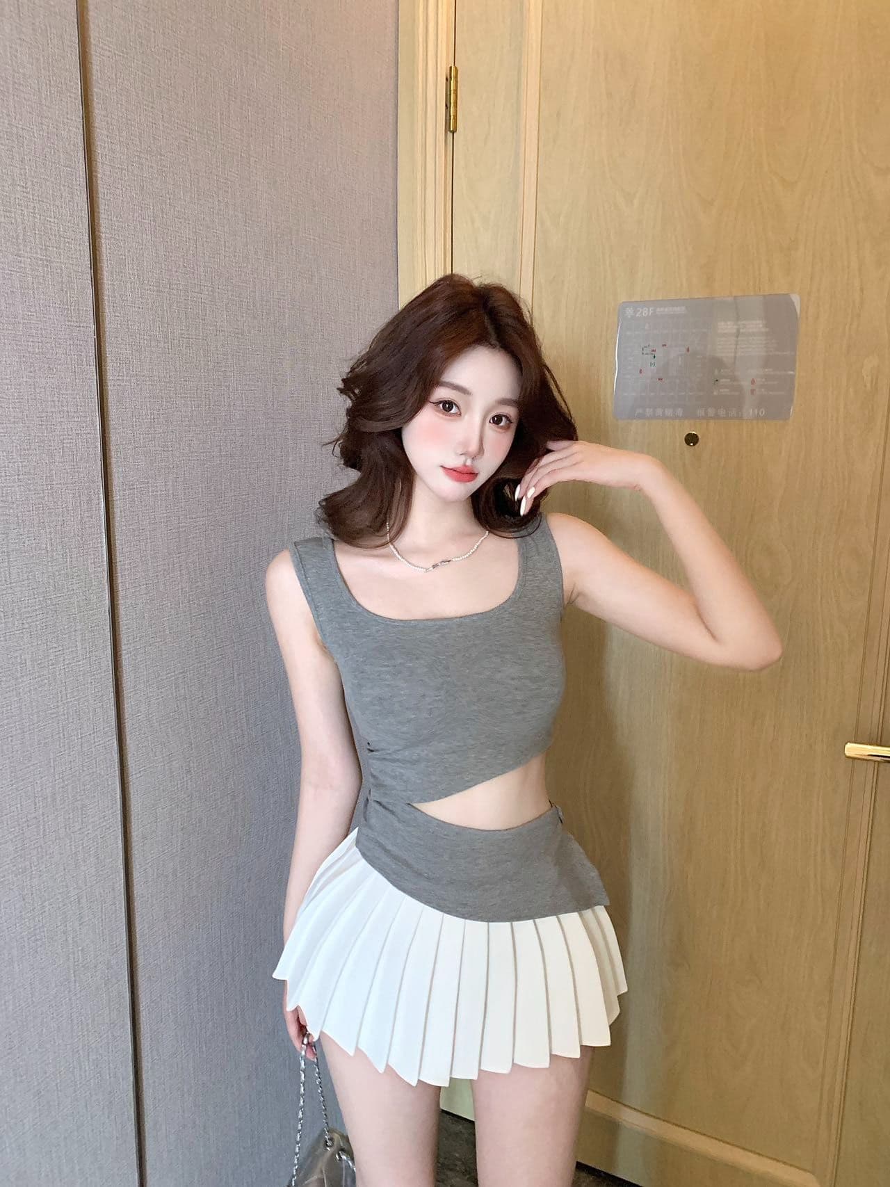 조끼 여성 원피스 핫걸 포장 가슴 안쪽 의류 다용도 맨위 여성 새로운 조끼 몸매 가꾸기 만나는 맨위 상세 이미지 16