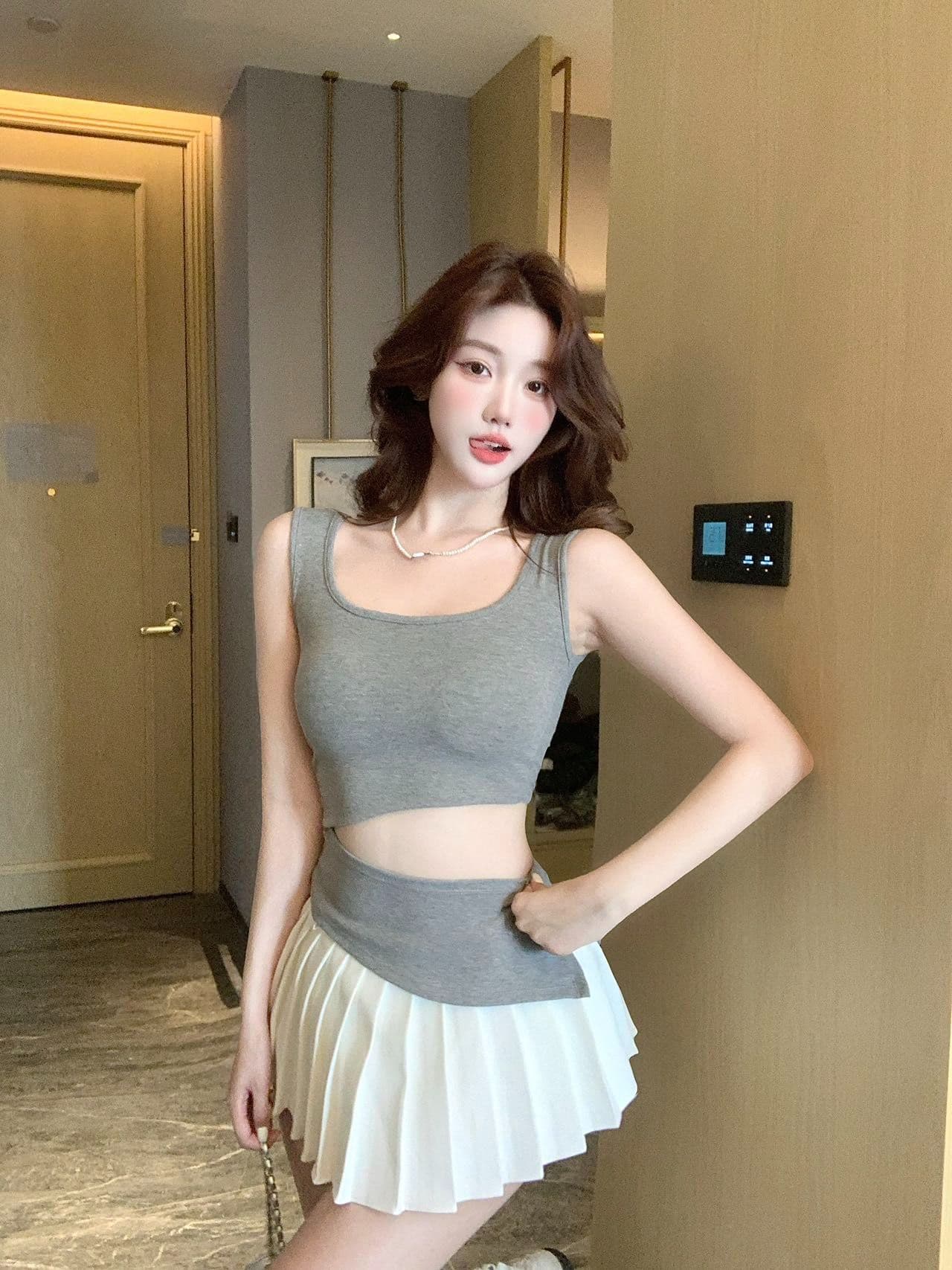 조끼 여성 원피스 핫걸 포장 가슴 안쪽 의류 다용도 맨위 여성 새로운 조끼 몸매 가꾸기 만나는 맨위 상세 이미지 17
