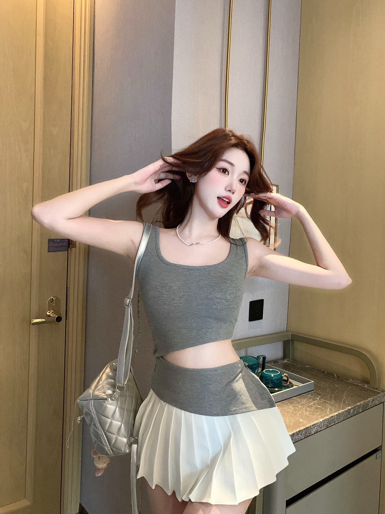 조끼 여성 원피스 핫걸 포장 가슴 안쪽 의류 다용도 맨위 여성 새로운 조끼 몸매 가꾸기 만나는 맨위 상세 이미지 22