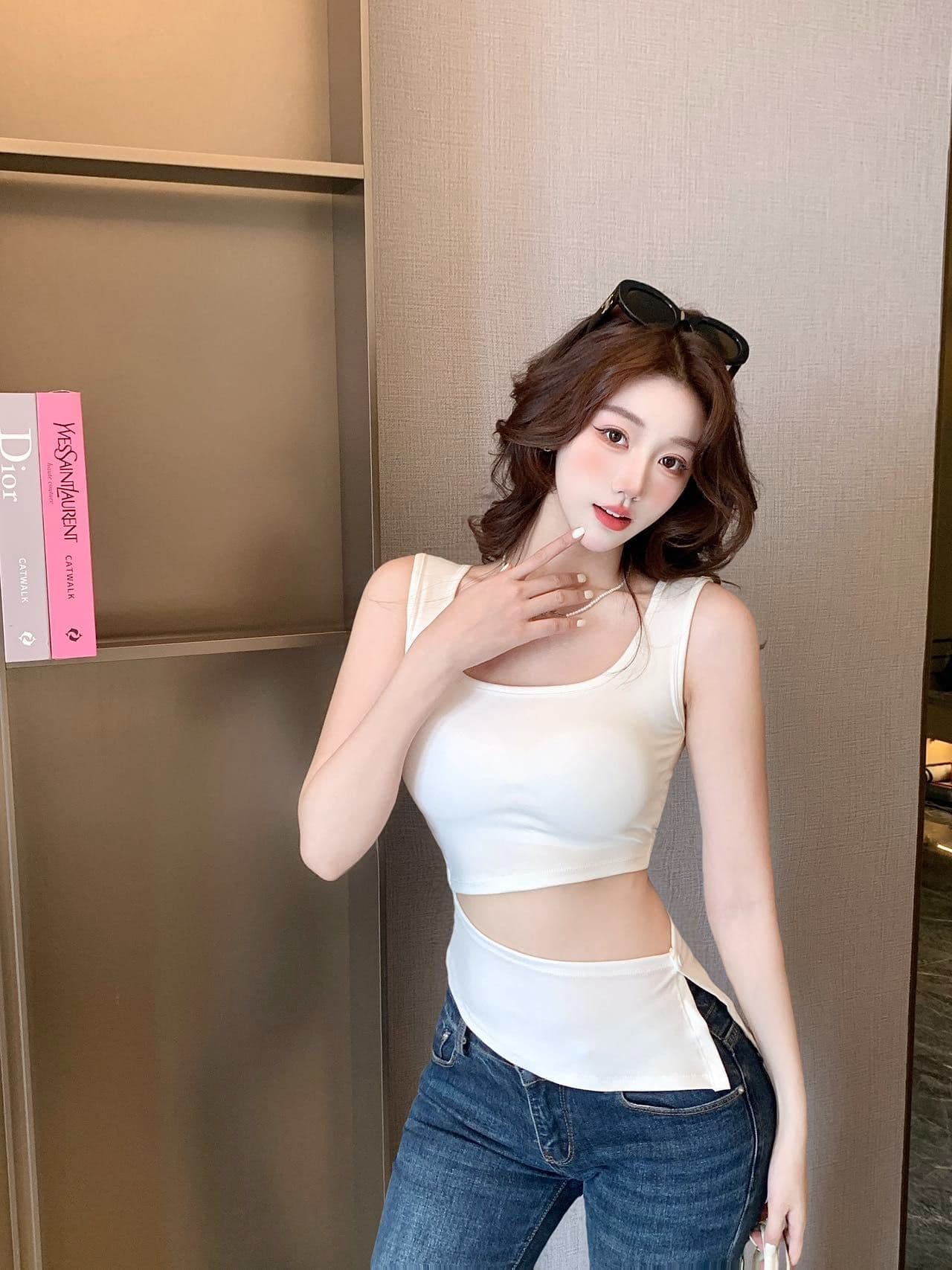 조끼 여성 원피스 핫걸 포장 가슴 안쪽 의류 다용도 맨위 여성 새로운 조끼 몸매 가꾸기 만나는 맨위 상세 이미지 31