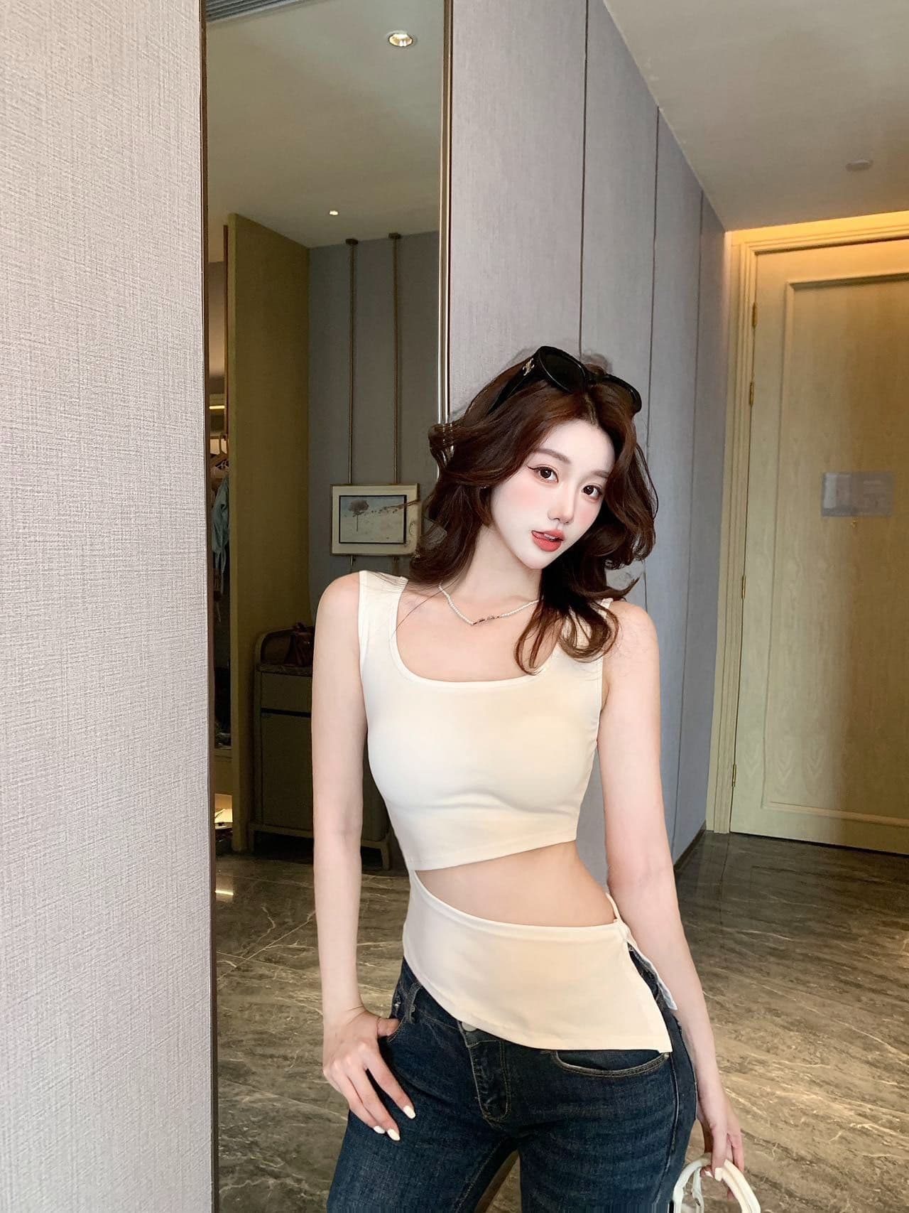 조끼 여성 원피스 핫걸 포장 가슴 안쪽 의류 다용도 맨위 여성 새로운 조끼 몸매 가꾸기 만나는 맨위 상세 이미지 32