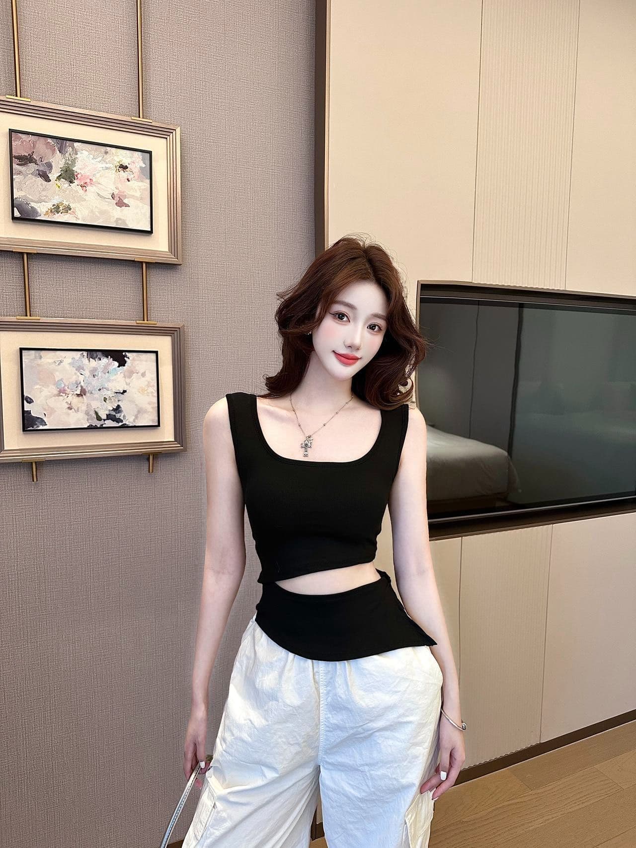 조끼 여성 원피스 핫걸 포장 가슴 안쪽 의류 다용도 맨위 여성 새로운 조끼 몸매 가꾸기 만나는 맨위 상세 이미지 40