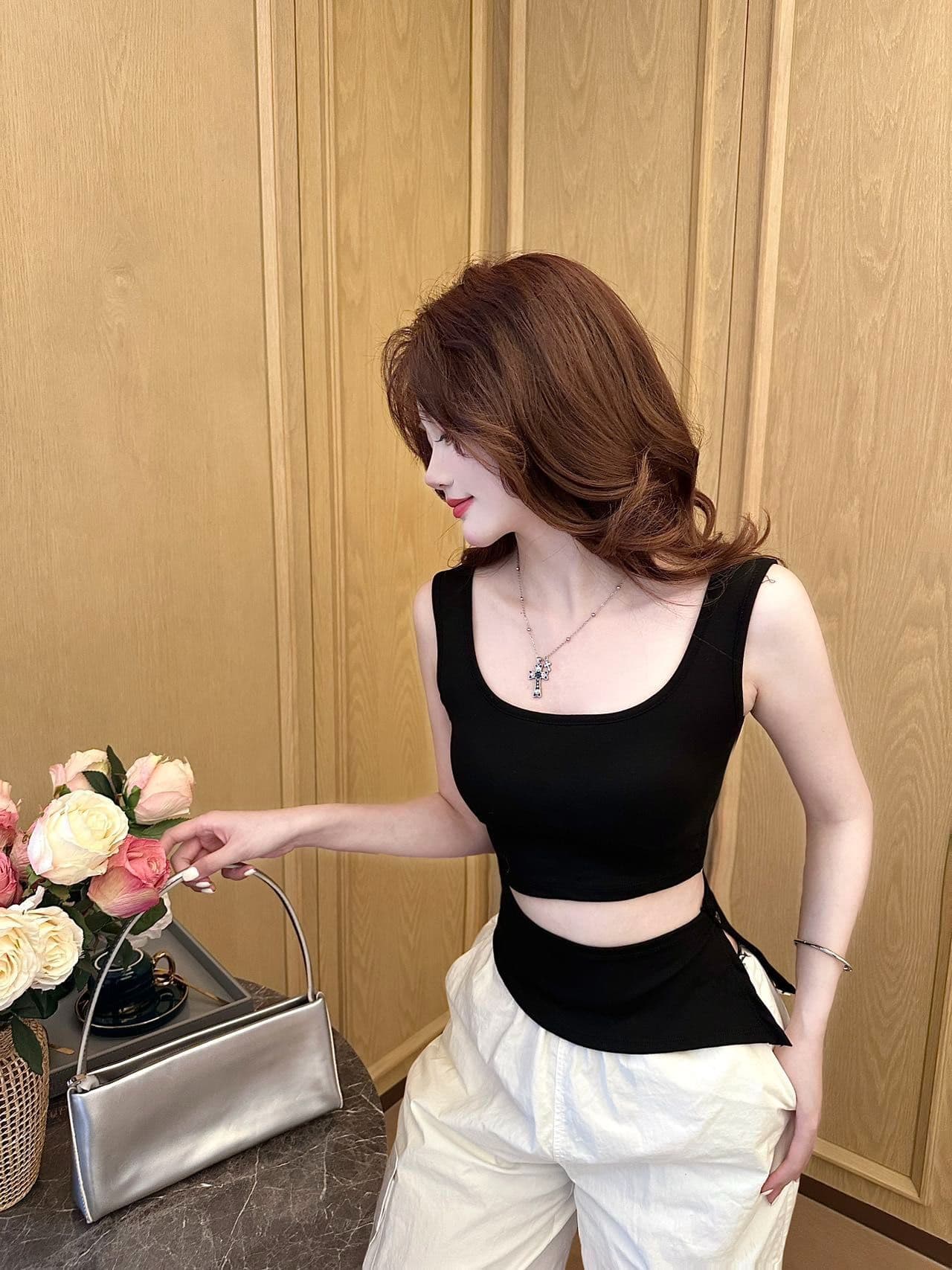 조끼 여성 원피스 핫걸 포장 가슴 안쪽 의류 다용도 맨위 여성 새로운 조끼 몸매 가꾸기 만나는 맨위 상세 이미지 44