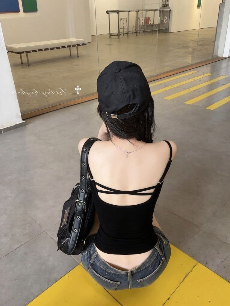 한 부서 캐주얼 바람 스트라이프 가슴 패드 조끼 여성 2026 봄 새로운 유연성 닫기 피팅 몸매 가꾸기 슬림해 보이는 인사이드 잡아라. 의류 상세 이미지 26