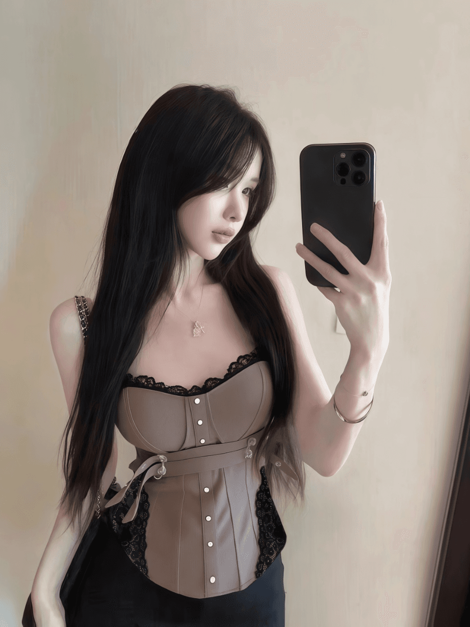 레이스 조각 페이크 레이어드 캐미솔 여름 태국 사람 스타일 핫걸 오프숄더 생선뼈 튜브탑 켜기 벨트 가슴 패드 상세 이미지 6