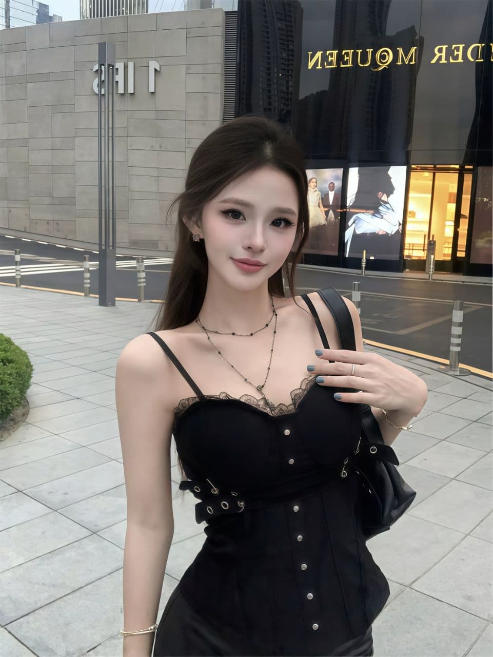 레이스 조각 페이크 레이어드 캐미솔 여름 태국 사람 스타일 핫걸 오프숄더 생선뼈 튜브탑 켜기 벨트 가슴 패드 상세 이미지 17