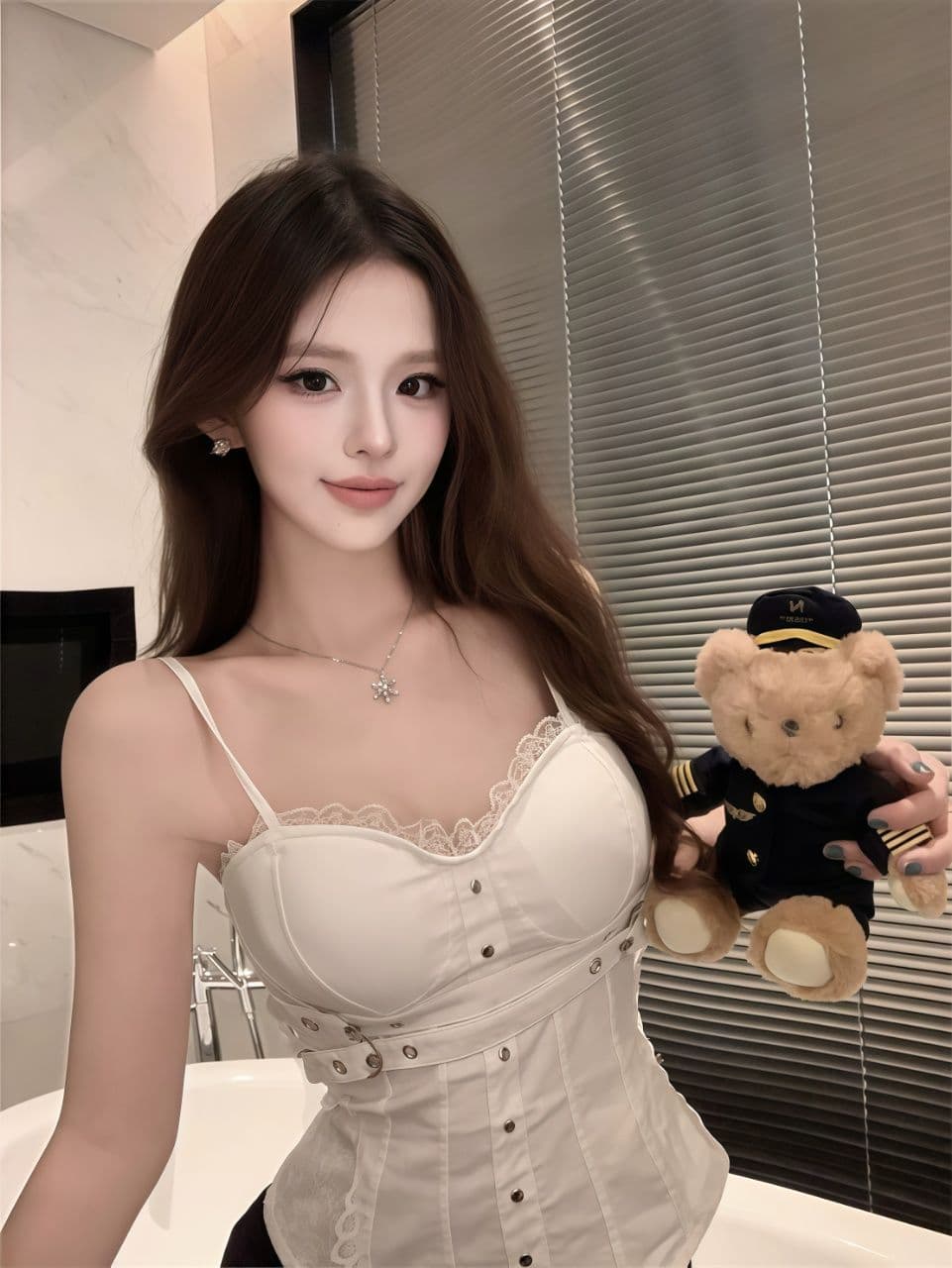레이스 조각 페이크 레이어드 캐미솔 여름 태국 사람 스타일 핫걸 오프숄더 생선뼈 튜브탑 켜기 벨트 가슴 패드 상세 이미지 18