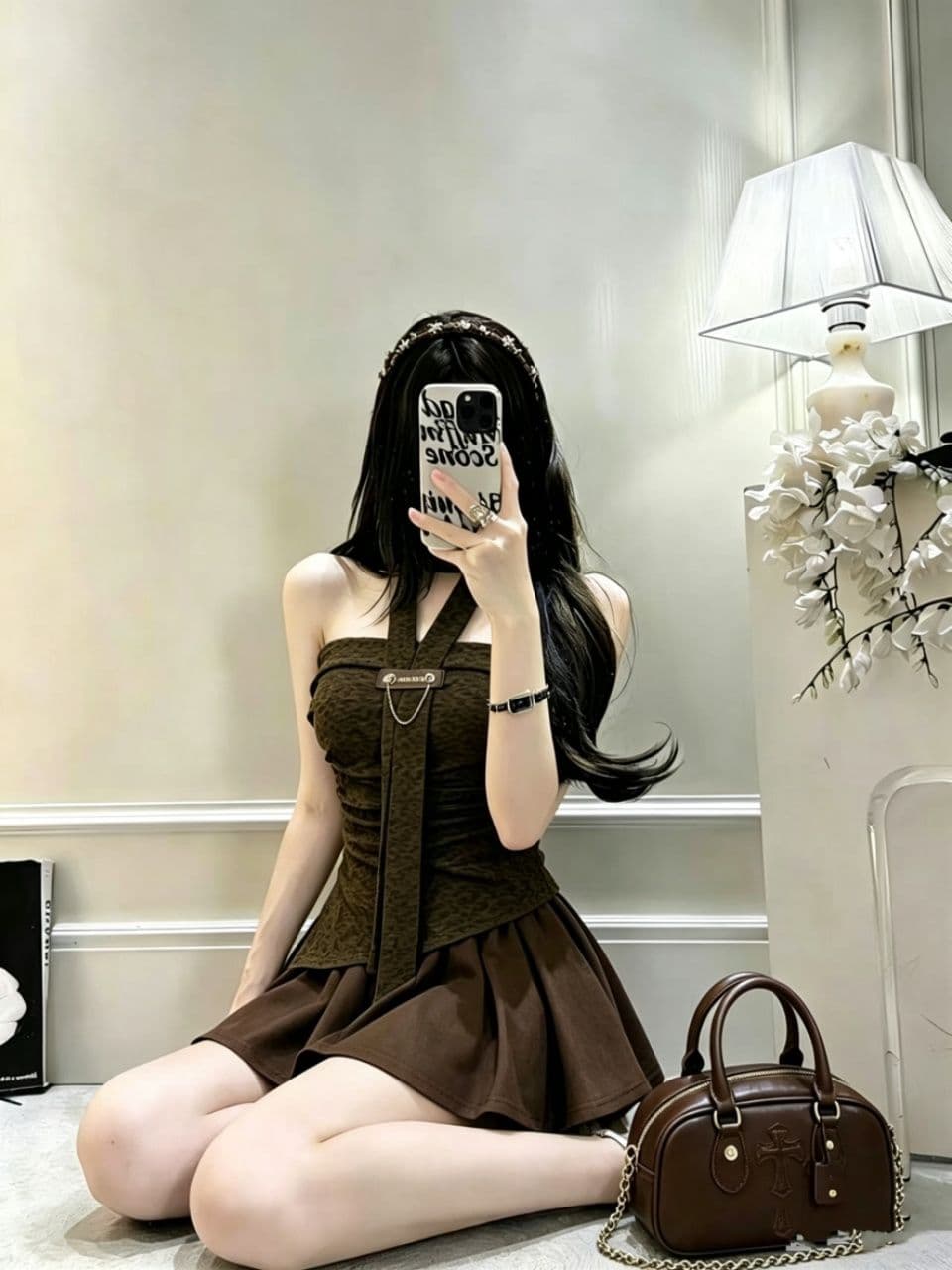 한 부서 달콤한 욕망 센스 거품 소매 레이스 조각 반팔 티셔츠 여성 여름 새로운 디자인 센스 핫걸 몸매 가꾸기 맨위 상세 이미지 2