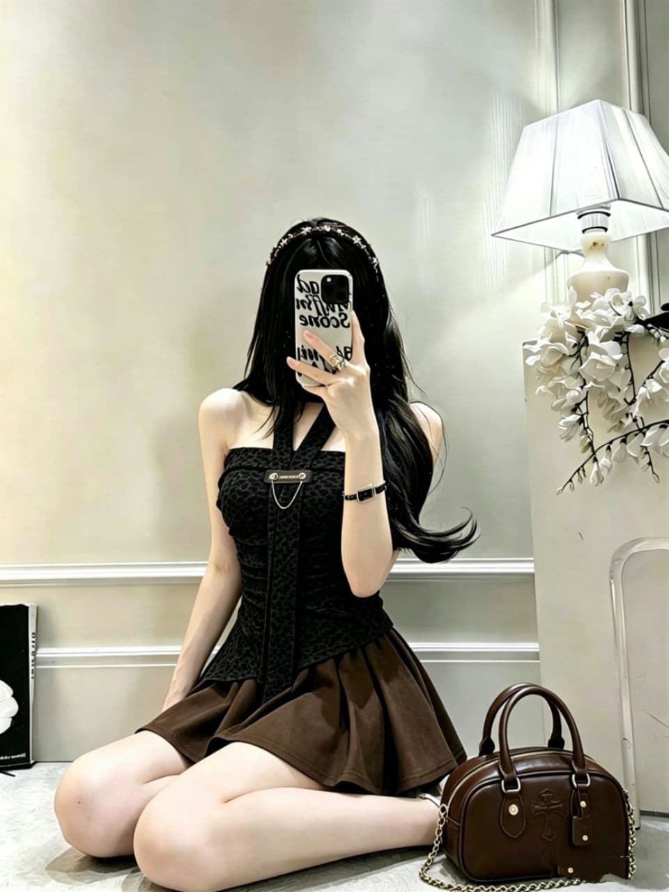 한 부서 달콤한 욕망 센스 거품 소매 레이스 조각 반팔 티셔츠 여성 여름 새로운 디자인 센스 핫걸 몸매 가꾸기 맨위 상세 이미지 12