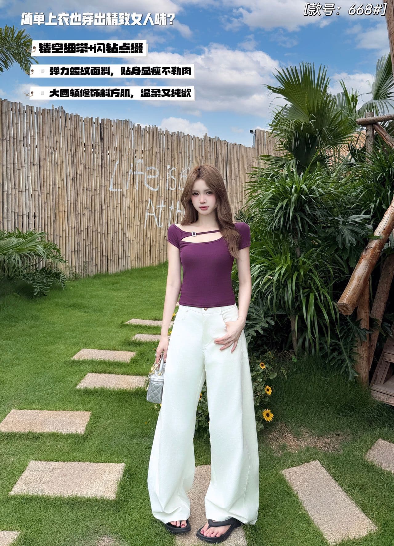 오프숄더 아름다움 멜빵 가슴 패드 반팔 t 셔츠 여성 봄 여름 작은 대중 디자인 센스 순수한 욕망 몸매 가꾸기 슬림해 보이는 인사이드 잡아라. 의류 상세 이미지 12