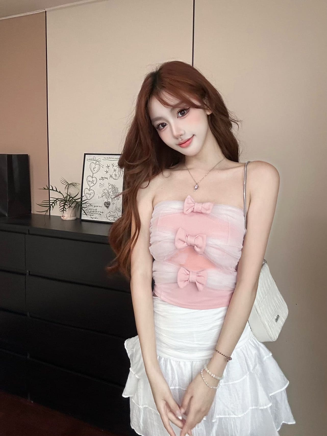 한 부서 작은 샤넬 스타일 프린트 스카프 폴로 칼라 반팔 티셔츠 여성 여름 새로운 몸매 가꾸기 슬림해 보이는 품격 만나는 맨위 상세 이미지 4