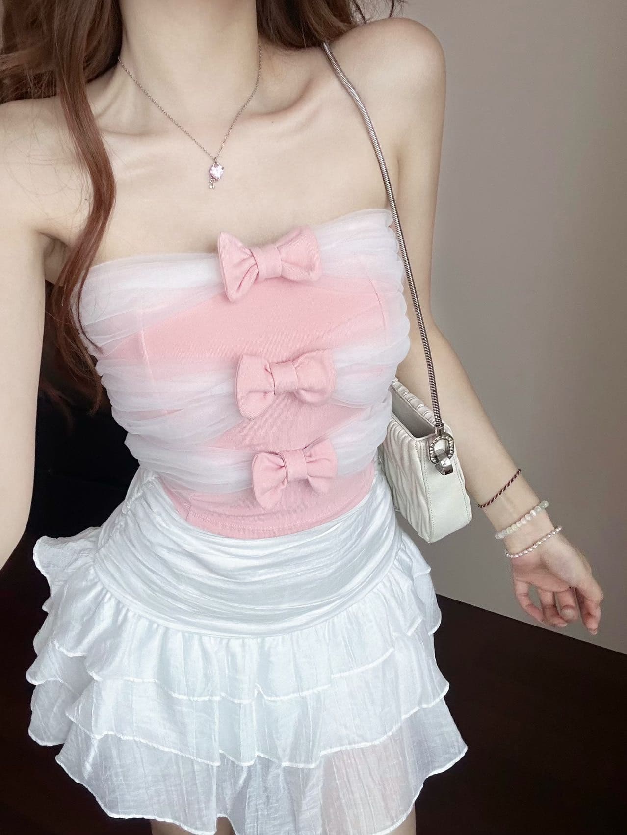 한 부서 작은 샤넬 스타일 프린트 스카프 폴로 칼라 반팔 티셔츠 여성 여름 새로운 몸매 가꾸기 슬림해 보이는 품격 만나는 맨위 상세 이미지 7