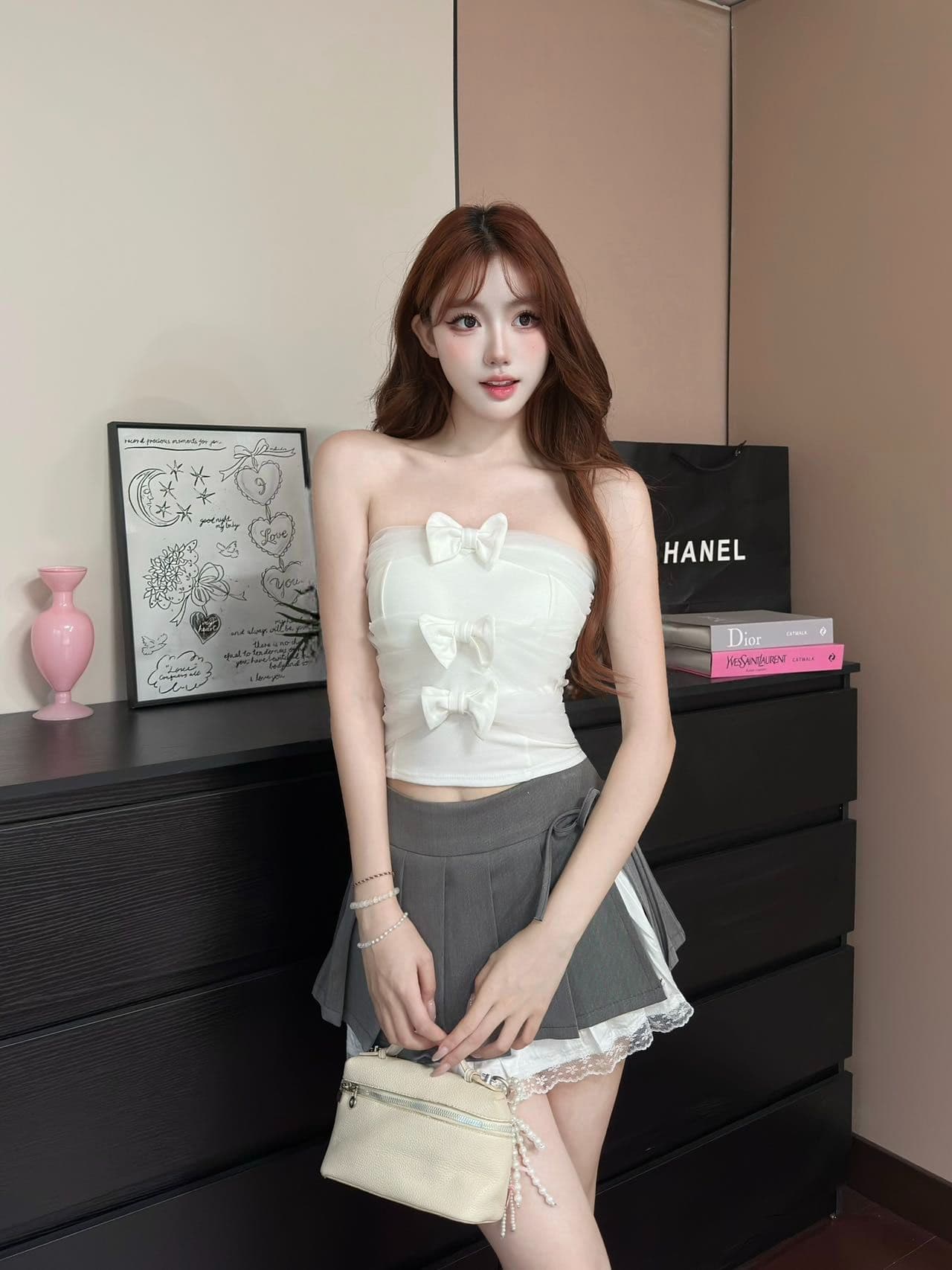 한 부서 작은 샤넬 스타일 프린트 스카프 폴로 칼라 반팔 티셔츠 여성 여름 새로운 몸매 가꾸기 슬림해 보이는 품격 만나는 맨위 상세 이미지 24