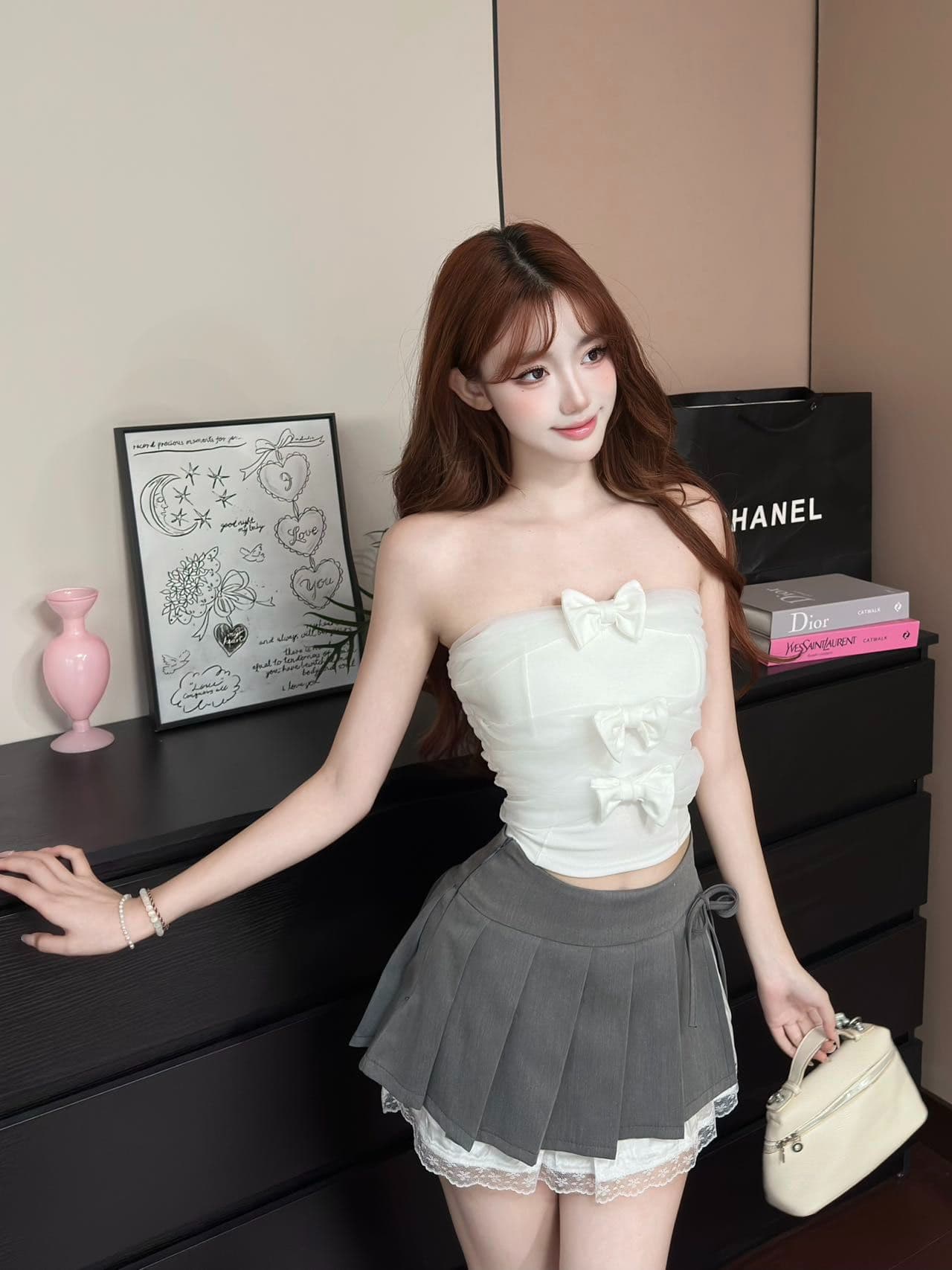 한 부서 작은 샤넬 스타일 프린트 스카프 폴로 칼라 반팔 티셔츠 여성 여름 새로운 몸매 가꾸기 슬림해 보이는 품격 만나는 맨위 상세 이미지 26