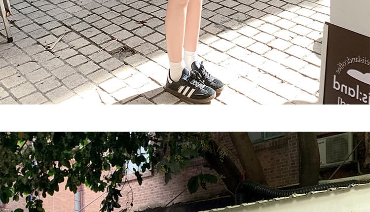 여름 지금 한국 스타일 루즈핏 무거운 작업 수건 자수 연령 감소 순면 티셔츠 운동 반신 스커트 트렌디 엄마 세트 상세 이미지 27