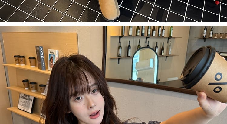 여름 새로운 지금 한국 스타일 루즈핏 연령 감소 꽃잎 칼라 임신 엄마 체크무늬 드레스 상세 이미지 25