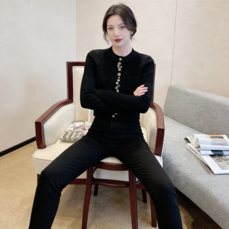 실사 2026 봄 타격 지금 판매 지금 가져 가라. 열세 개 신년 트렌디 한국 동대문 가을 겨울 스웨터 여자 상세 이미지 11