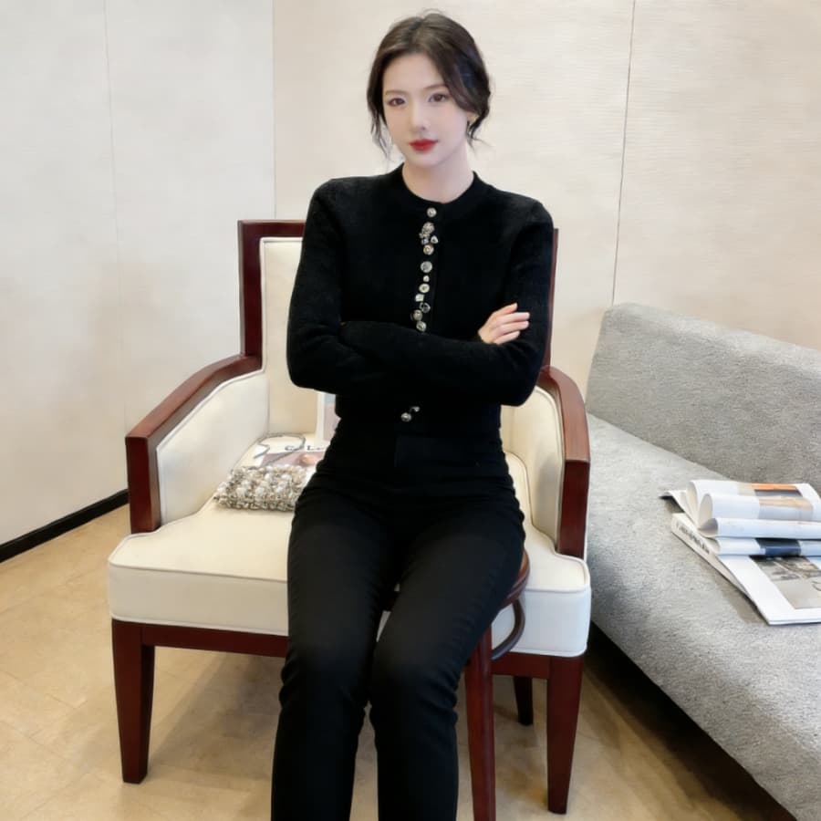 실사 2026 봄 타격 지금 판매 지금 가져 가라. 열세 개 신년 트렌디 한국 동대문 가을 겨울 스웨터 여자 상세 이미지 12