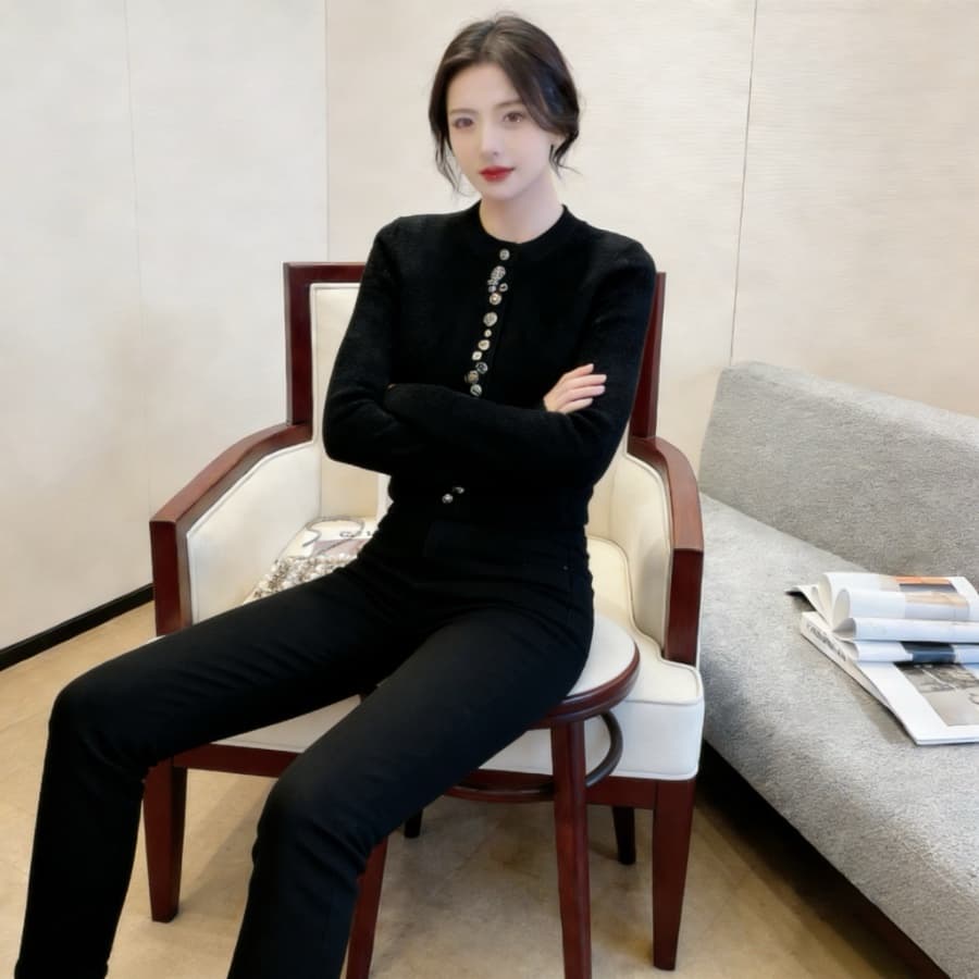 실사 2026 봄 타격 지금 판매 지금 가져 가라. 열세 개 신년 트렌디 한국 동대문 가을 겨울 스웨터 여자 상세 이미지 13