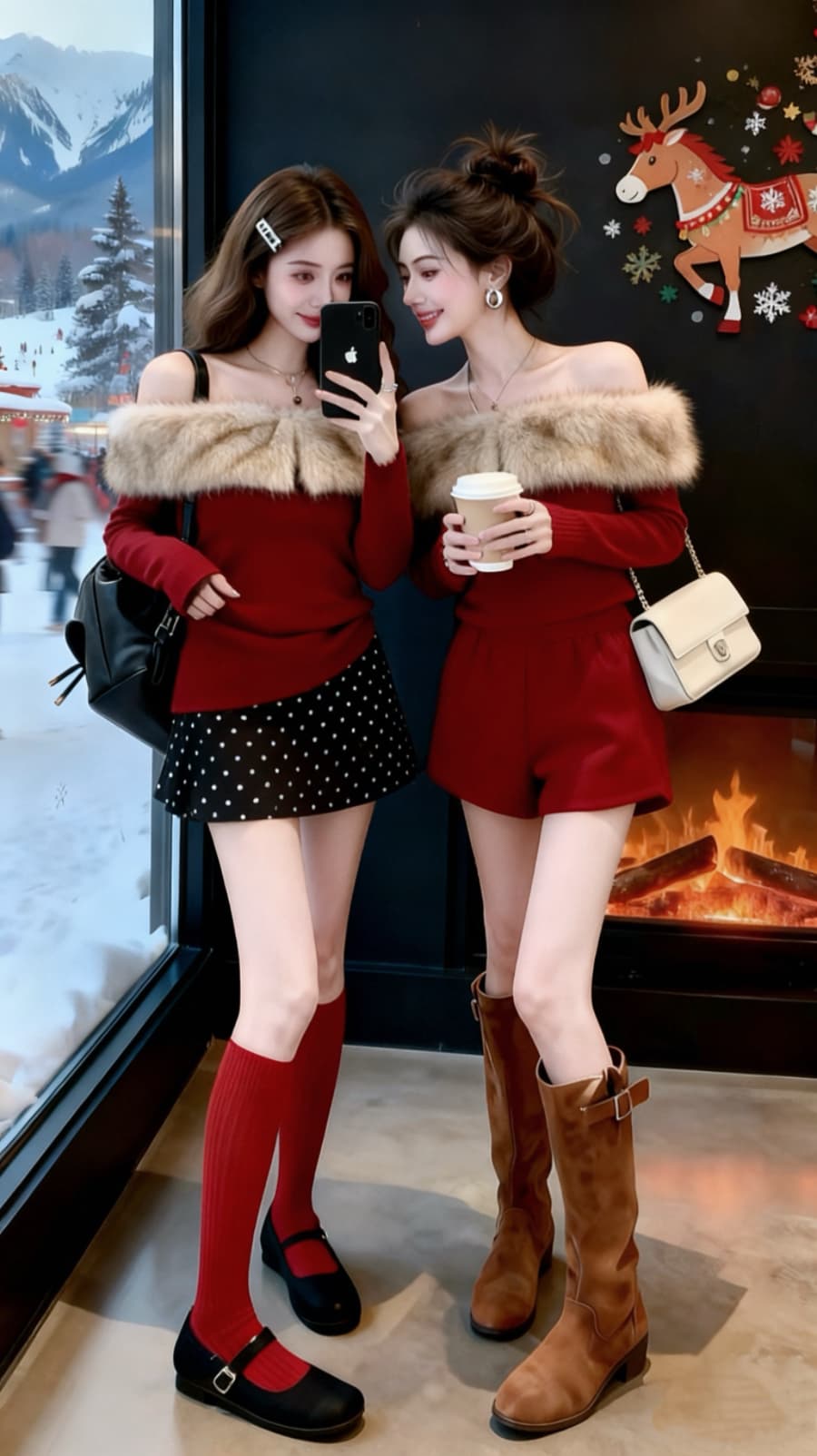 실사 열세 개 2026 봄 드레스 새로운 오프숄더 니트 스웨터 여성 빛 럭셔리 명문 여성 바람 몸매 가꾸기 슬림해 보이는 스웨터 상세 이미지 5