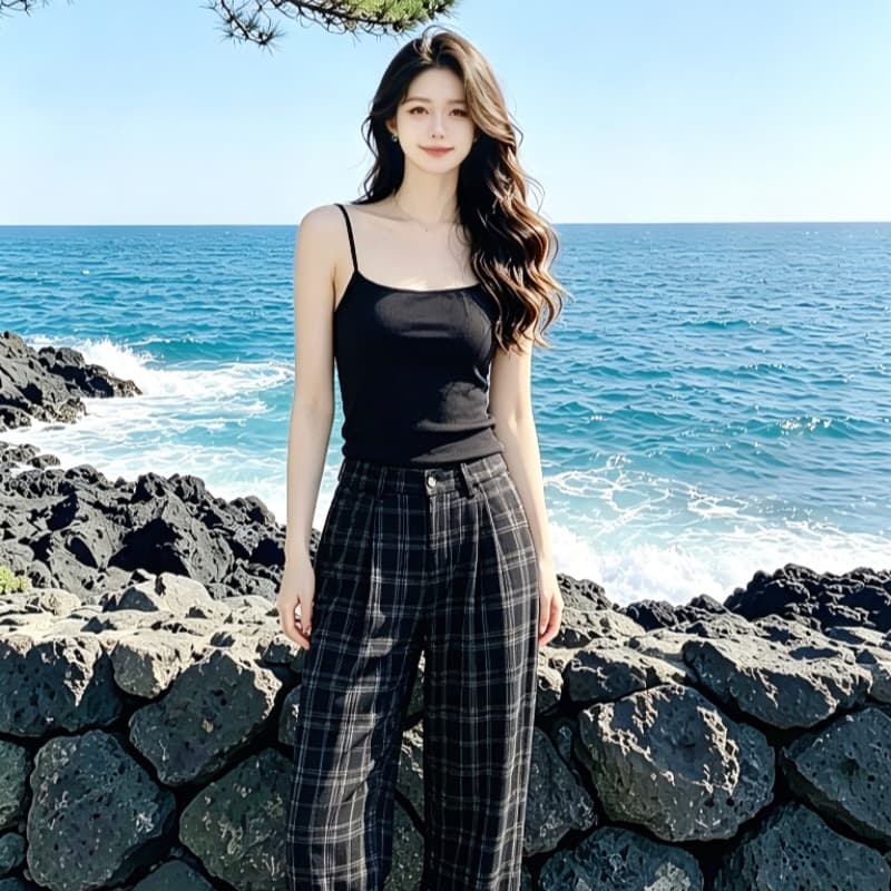 실사 캐미솔 인벤토리 충분하다 샤오홍 예약하기 흔들어서 톤 인터넷 유명인 같은 단락 인사이드 가져 가라. 외출용 필수 슬립 여성 이미지 5