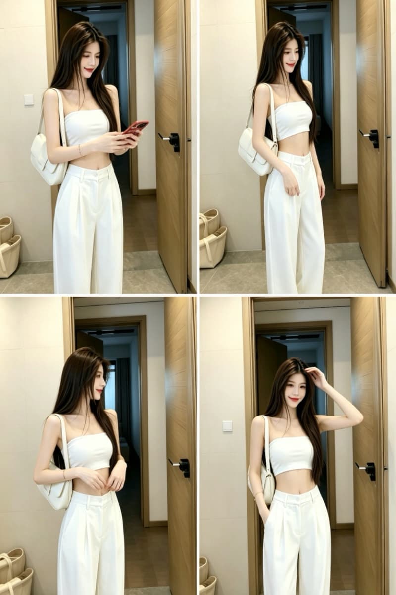 실사 한국 스타일 노출 방지 튜브탑 만나는 속옷 여성 짧은 포장 가슴 얇은 어깨끈 없음 브래지어 슬립 와이 가슴 여성 상세 이미지 3