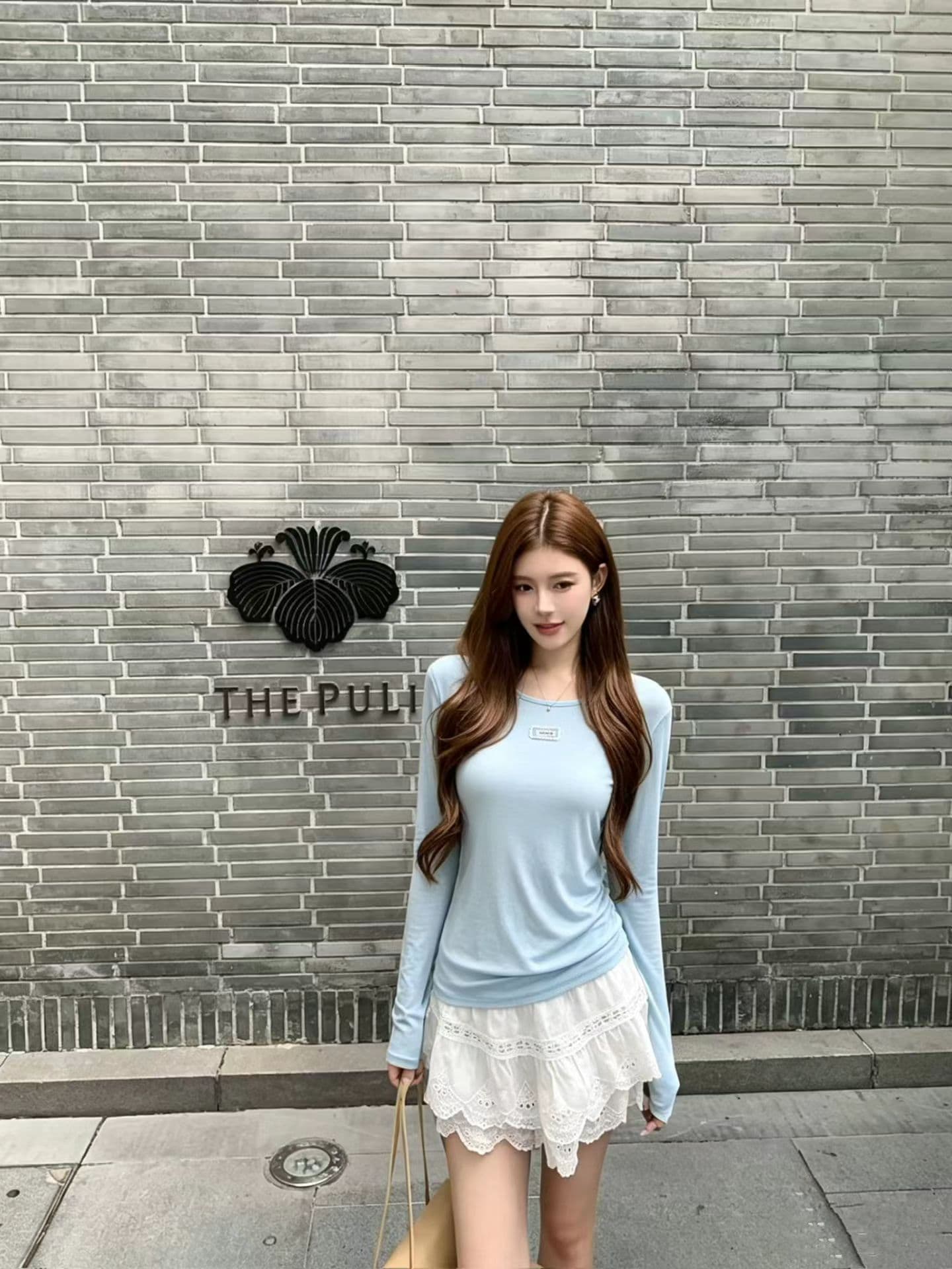 2026 한국 동대문 jyy 품격 부드러운 주간 실크 라운드 넥 미니멀리즘 캐주얼 기본 셔츠 티셔츠 여성 트렌디 12 하나 색상 상세 이미지 5