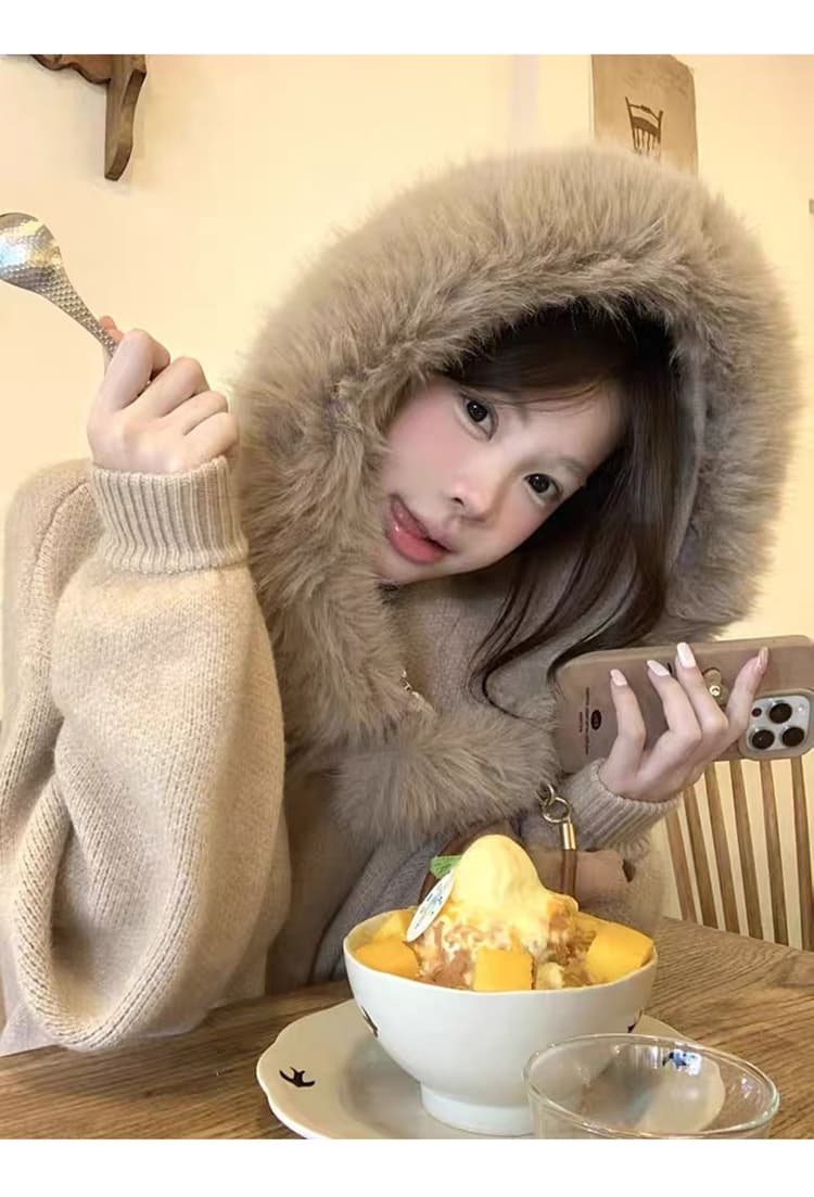 재고 있음 2026 봄 드레스 새로운 임산부 봄 가을 세트 후드 지퍼 스웨터 맨위 청바지 투피스 세트 상세 이미지 13