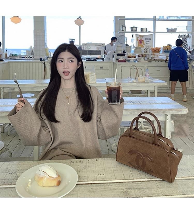 질량 선물 물품 2026 임산부 봄 가을 세트 니트 스웨터 하이웨이스트 임산부 바지 봄과 가을 투피스 세트 상세 이미지 13