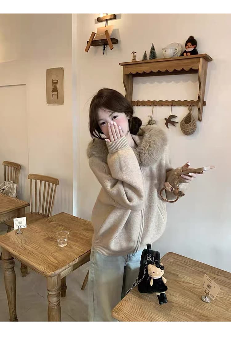 질량 선물 물품 2026 임산부 봄 가을 세트 후드 지퍼 스웨터 임산부 청바지 가을 겨울 투피스 세트 상세 이미지 16