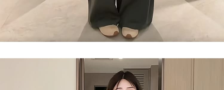 지금 가을 새로운 캐주얼 편안함 스트라이프 재킷 티셔츠 와이드 레그 팬츠 3종 세트 상세 이미지 31