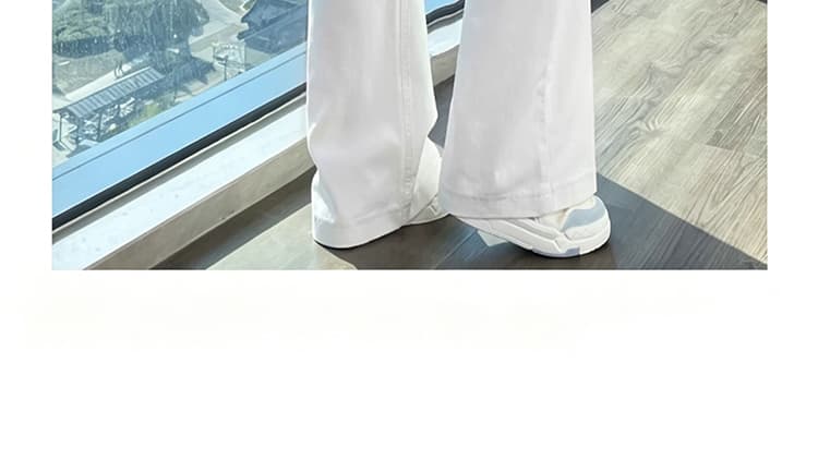 임산부 바지 외출용 한국 스타일 다용도 부츠컷 바지 2026 새로운 몸매 가꾸기 슬림해 보이는 하이웨이스트 긴 바지 얇은 스타일 청바지 여성 상세 이미지 44