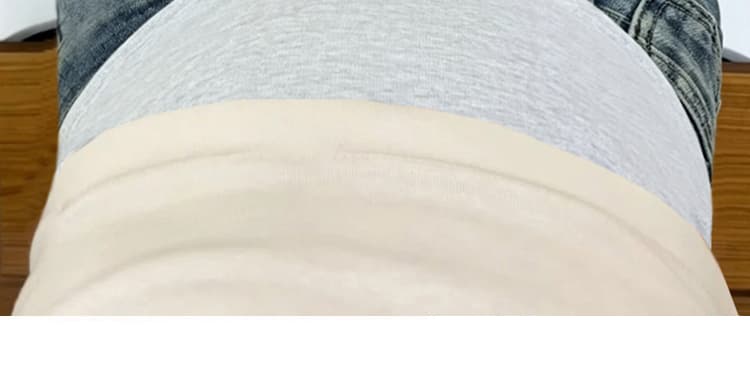 임산부 청바지 2026 새로운 외출용 만나는 반바지 다용도 핫걸 초단바지 하이웨이스트 복부 지지 슬림해 보이는 반바지 상세 이미지 13