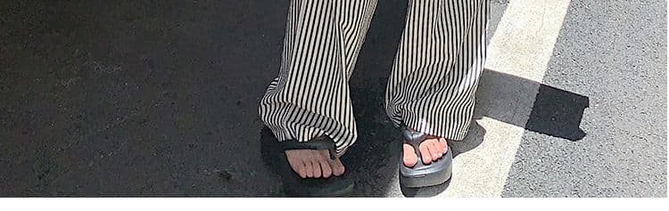 임산부 캐주얼 바지 한 부서 스트라이프 캐주얼 바지 가을 새로운 하이웨이스트 복부 지지 와이드 레그 팬츠 외출용 상세 이미지 33
