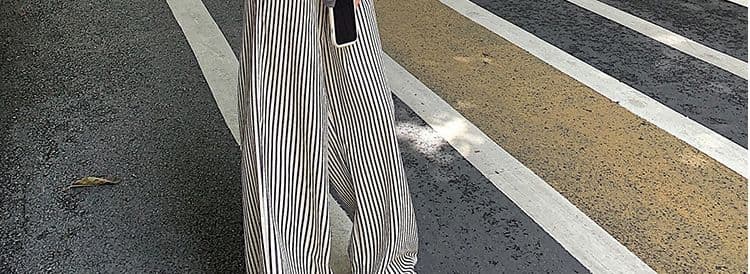 임산부 캐주얼 바지 한 부서 스트라이프 캐주얼 바지 가을 새로운 하이웨이스트 복부 지지 와이드 레그 팬츠 외출용 상세 이미지 41