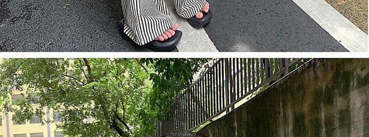 임산부 캐주얼 바지 한 부서 스트라이프 캐주얼 바지 가을 새로운 하이웨이스트 복부 지지 와이드 레그 팬츠 외출용 상세 이미지 42