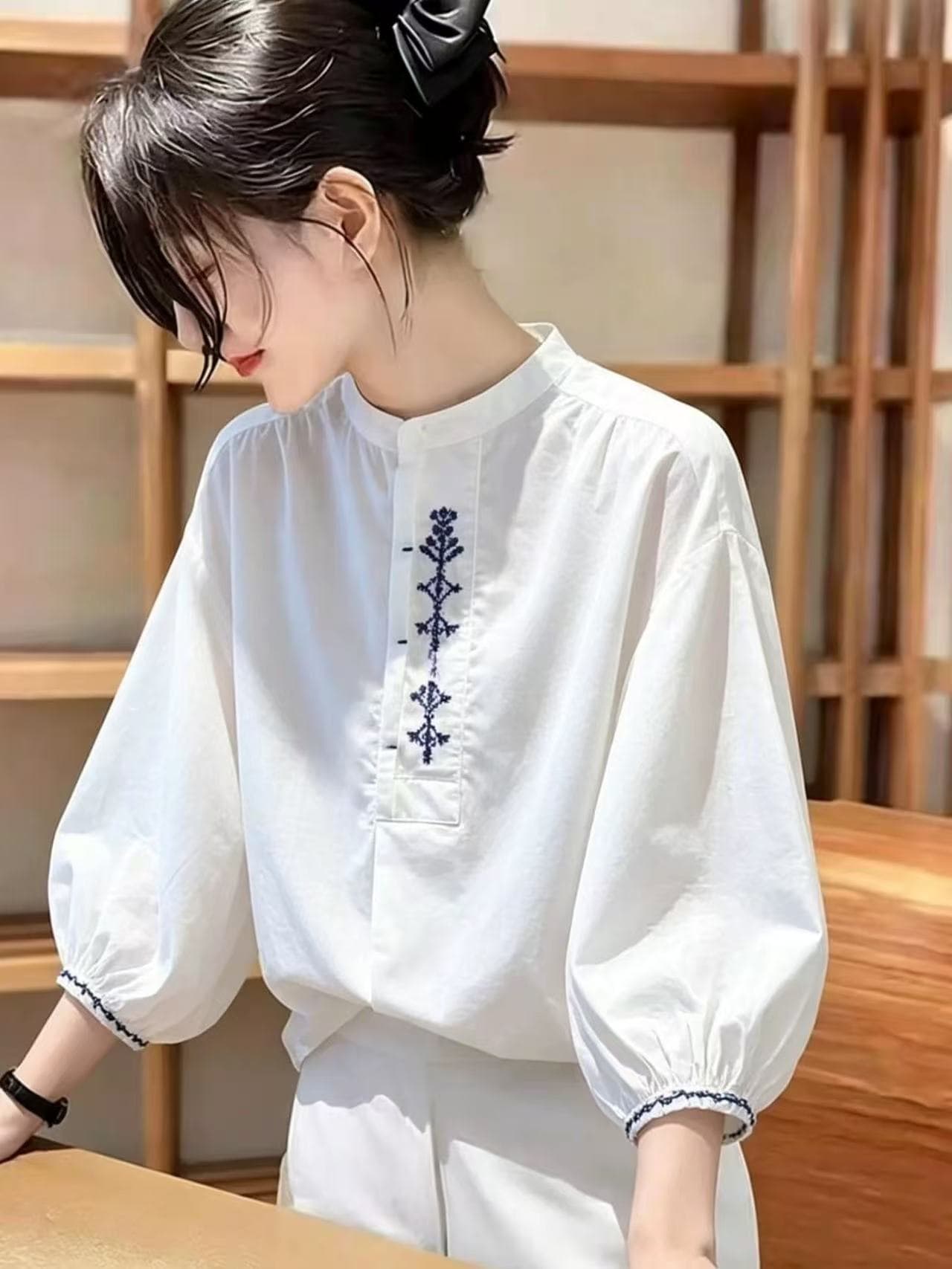 우아함 미니멀리즘 디자인 센스 슬림해 보이는 고급 센스 고급 패션 한 부서 2026 여름 새로운 아름다운 맨위 상세 이미지 6
