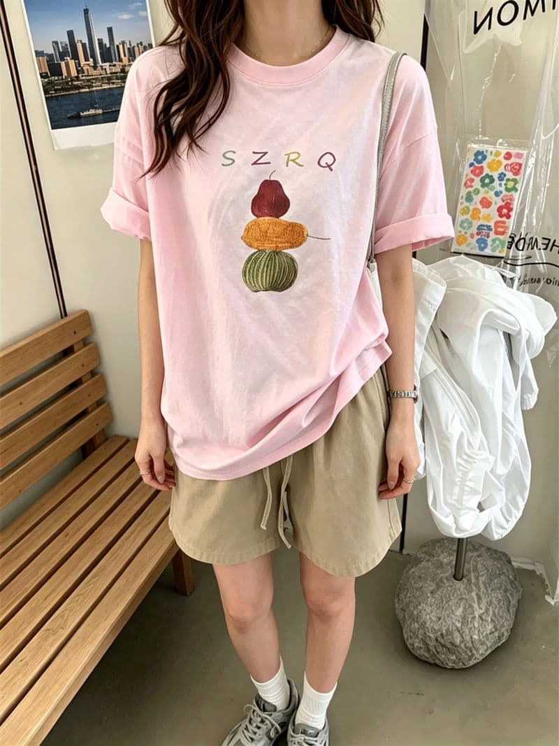 순면 반팔 티셔츠 여성 2026 여름 한국 스타일 새로운 학원 스타일 루즈핏 빅 사이즈 지방 mm 200 kg 웨어러블 상세 이미지 6