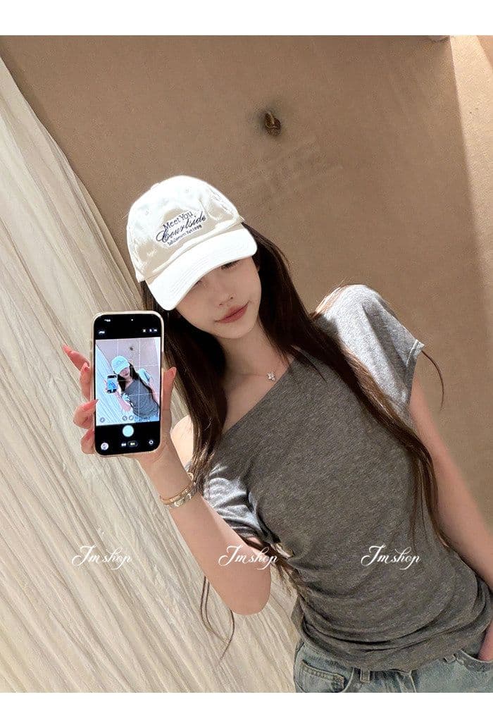 라이 경기 서울 화이트 비스듬한 칼라 오프숄더 반팔 티셔츠 여성 여름 허리 수축 몸매 가꾸기 디자인 센스 핫걸 다용도 짧은 맨위 상세 이미지 22