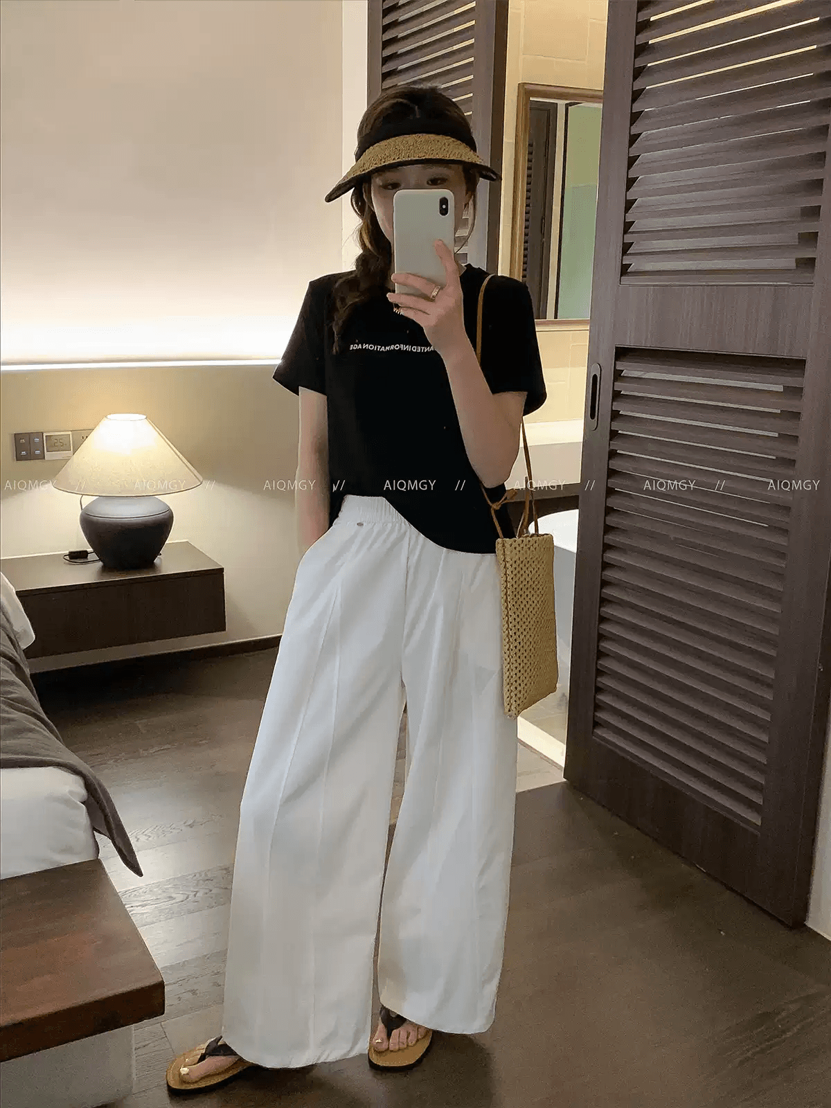 순면 40 220 그램 92 면 8 암모니아 Lun 한국 스타일 새로운 긍정적 인 어깨 반팔 티셔츠 여성 프린트 핫걸 맨위 상세 이미지 5