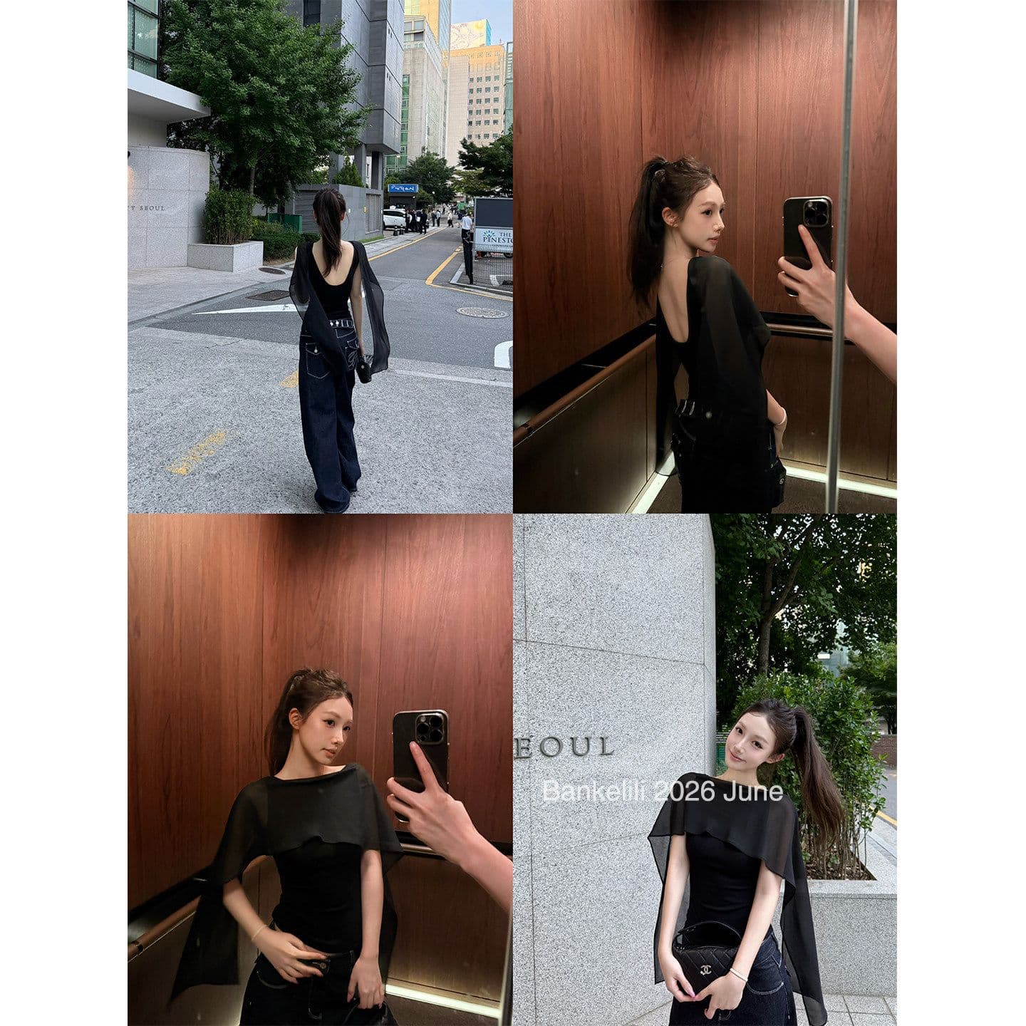 레오파드 무늬 숄 민소매 티셔츠 여성 여름 프랑스식 허리 수축 몸매 가꾸기 슬림해 보이는 디자인 센스 순수한 욕망 페이크 레이어드 쇼트 스타일 맨위 이미지 4