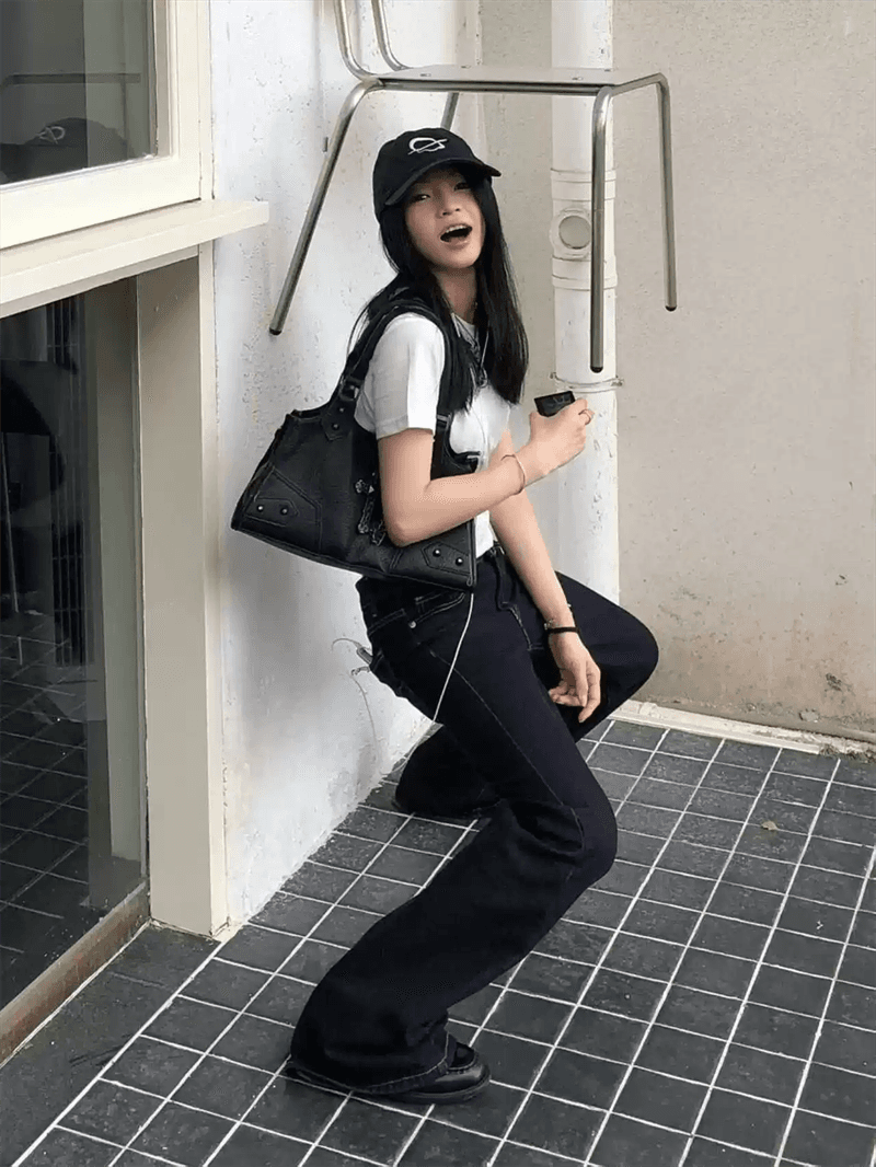 순면 40 220 그램 92 면 8 암모니아 Lun 한국 스타일 새로운 긍정적 인 어깨 반팔 티셔츠 여성 프린트 몸매 가꾸기 핫걸 맨위 상세 이미지 3