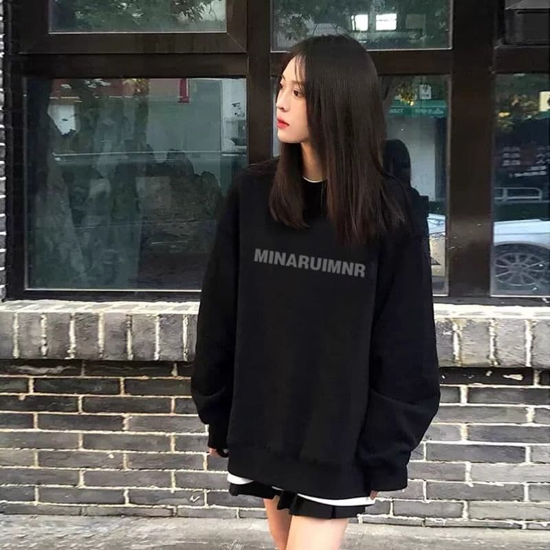 경관 그림 모방 Mianhua 면 복합 얇은 스타일 310g 털이 있는 400g 라운드 넥 후드티 여성 가을 겨울 국경 간 조수 브랜드 맨위 상세 이미지 4